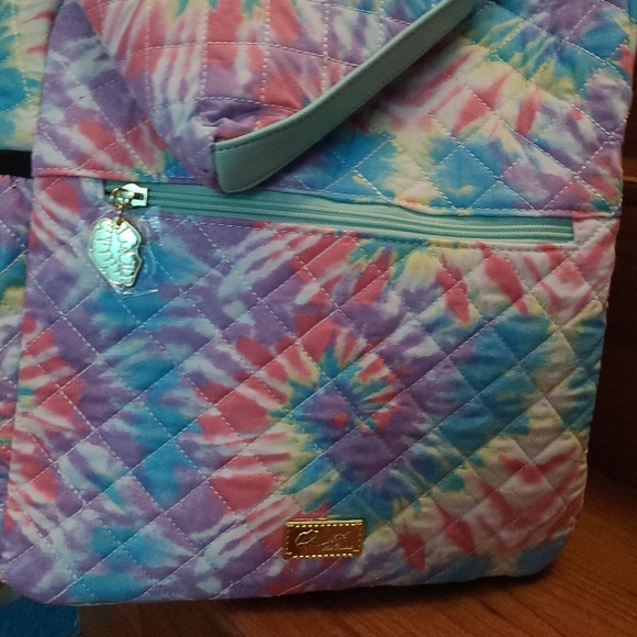 NWT Betsey Johnson Tie Dye Backpack & Wristlet main image 4